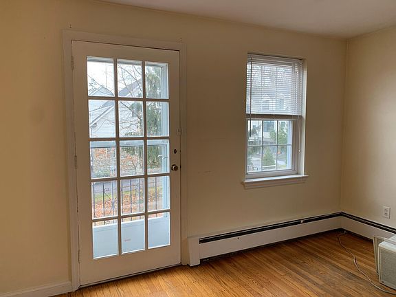 Full glass door to small balcony