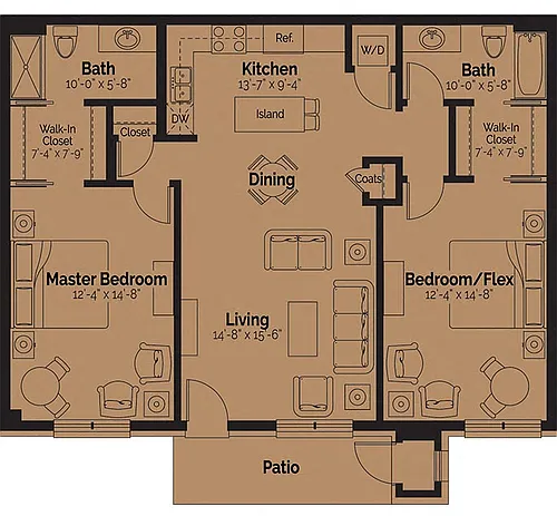 Floor plan Merrell