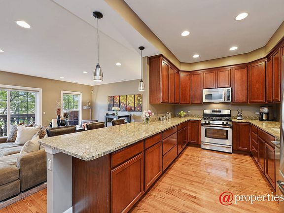 Chef's Kitchen with Granite Counter & Stainless
