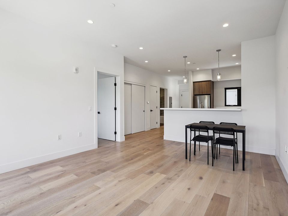 Interior from Living room, with Kitchen in background.