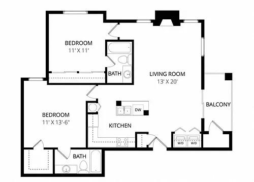 Floor plan Buckingham