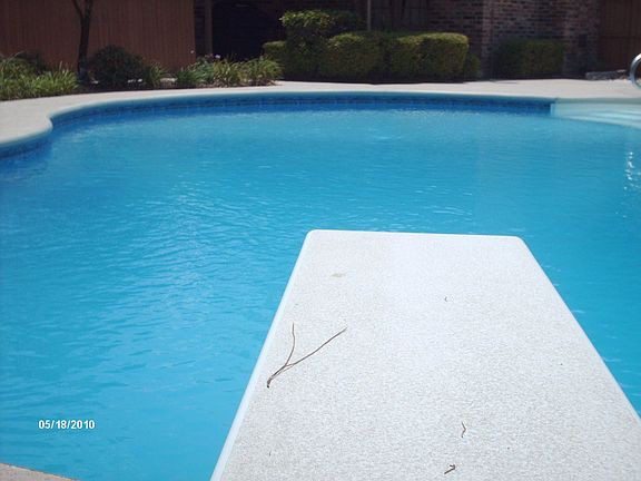 Like new diving board for a luxurious pool!