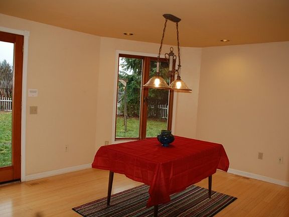 Formal dining area/family room off the kitchen