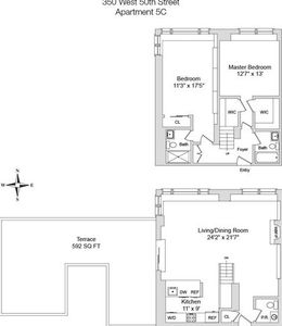 350 W 50th St APT 5C, New York, NY, 10019