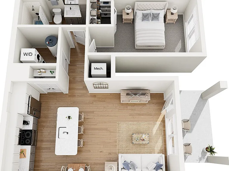 Floor Plan A3 | Echelon at Charlotte | Apartments in Charlotte, NC Floor Plan A3 | Echelon at Charlotte | Apartments in Charlotte, NC