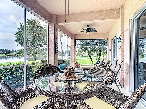 Spacious screened lanai to enjoy the serenity, wildlife and peaceful setting with a Southern-exposure!