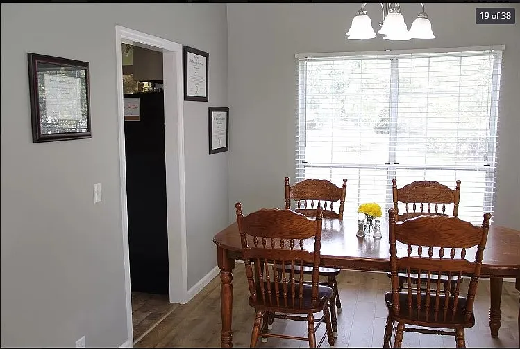 Downstairs dining room