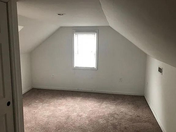 upstairs to left, can be separate room. Has large walk-in closet with racks