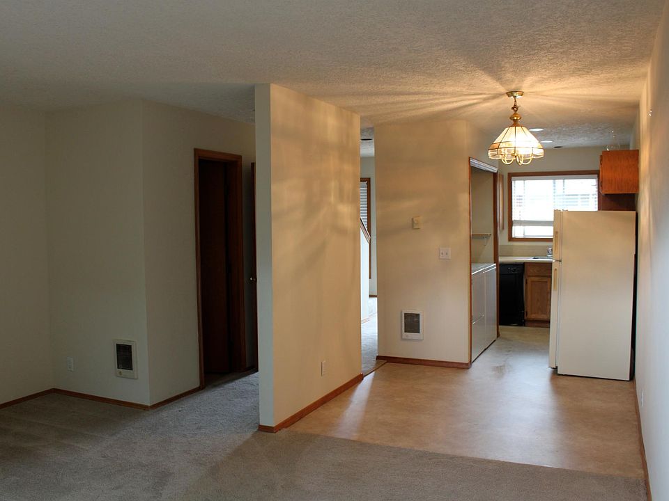 looking into kitchen from living room