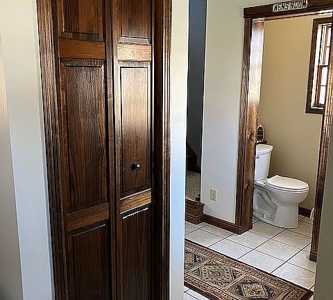 Pantry & 1/2 bath down.