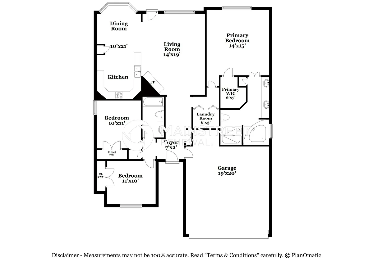Floor Plan - 7082 Parkbrook Ln