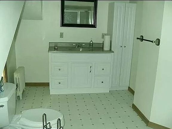 Upstairs master bathroom 