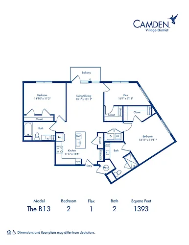 Floor plan B13