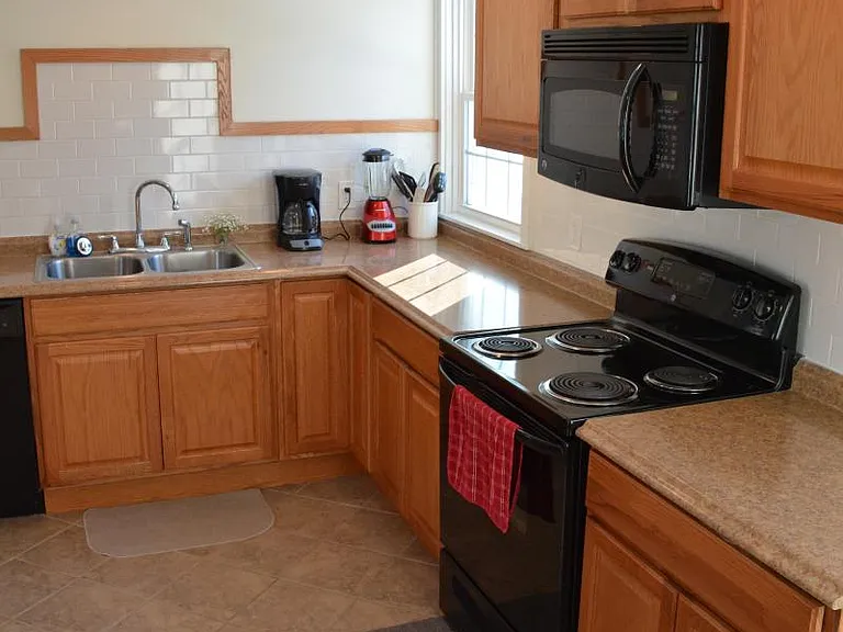 New Kitchen - Stove and Built-in Mircowave