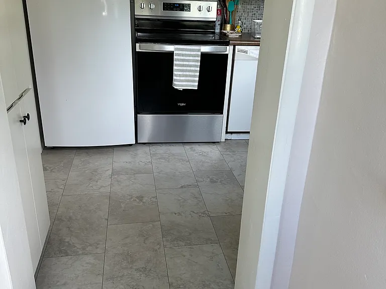 New flooring in Kitchen