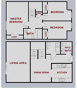 Floor plan 3THS