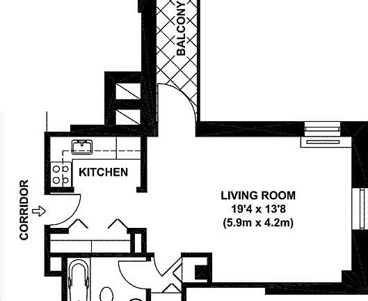 2nd image of 201 W 74th St APT 14C
