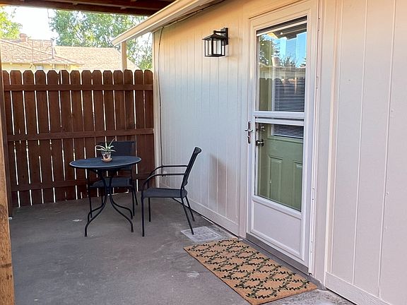 Covered patio/front door