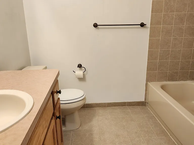 Bathroom next to Living Room