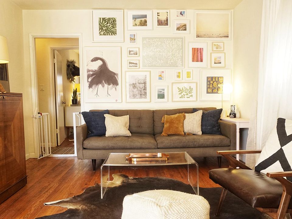 Living room with furniture for reference