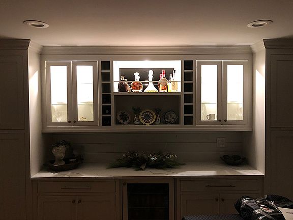 Kitchen display wall