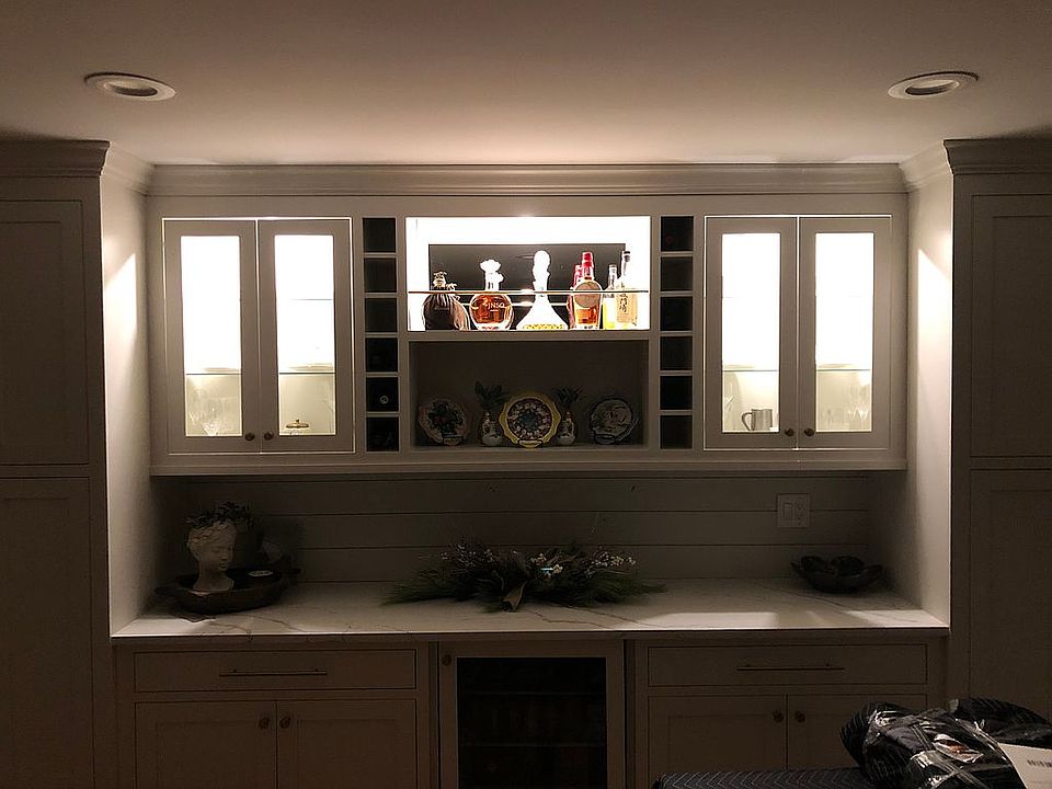 Kitchen display wall