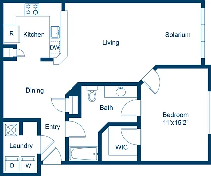 1 Bedroom | 1 Bath | 912 SF 1 Bedroom | 1 Bath | 912 SF