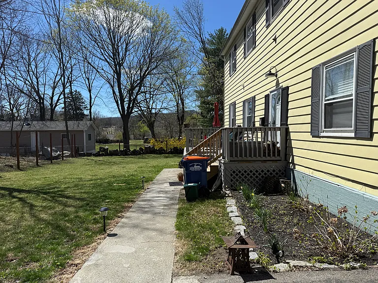 Deck and yard