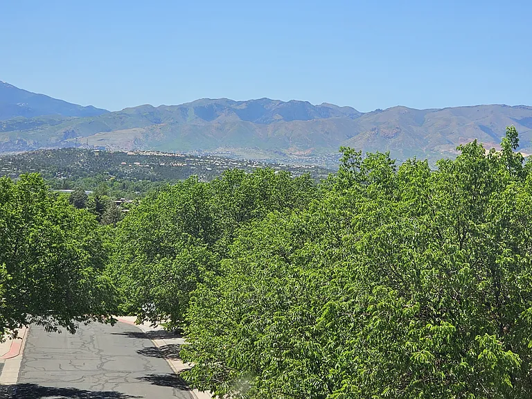 Amazing view of the front range from your window