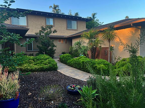 Cozy courtyard pathway