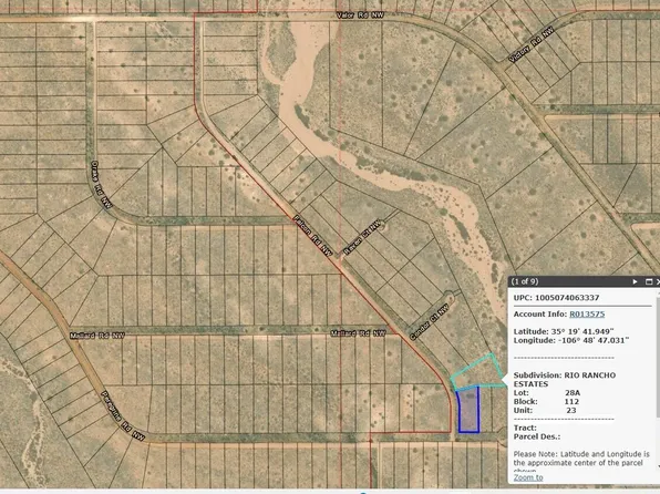 Falcon & Perigrine Rd NW, Rio Rancho, NM 87144