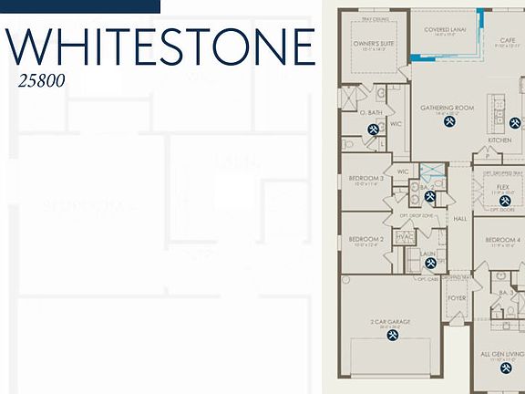Whitestone 25800 Floorplan
