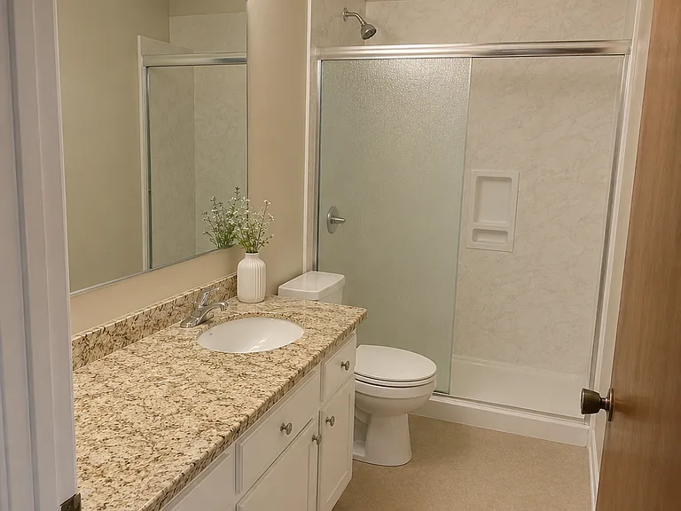 Bathroom 2 (AI Picture of what it will look like after renovation)