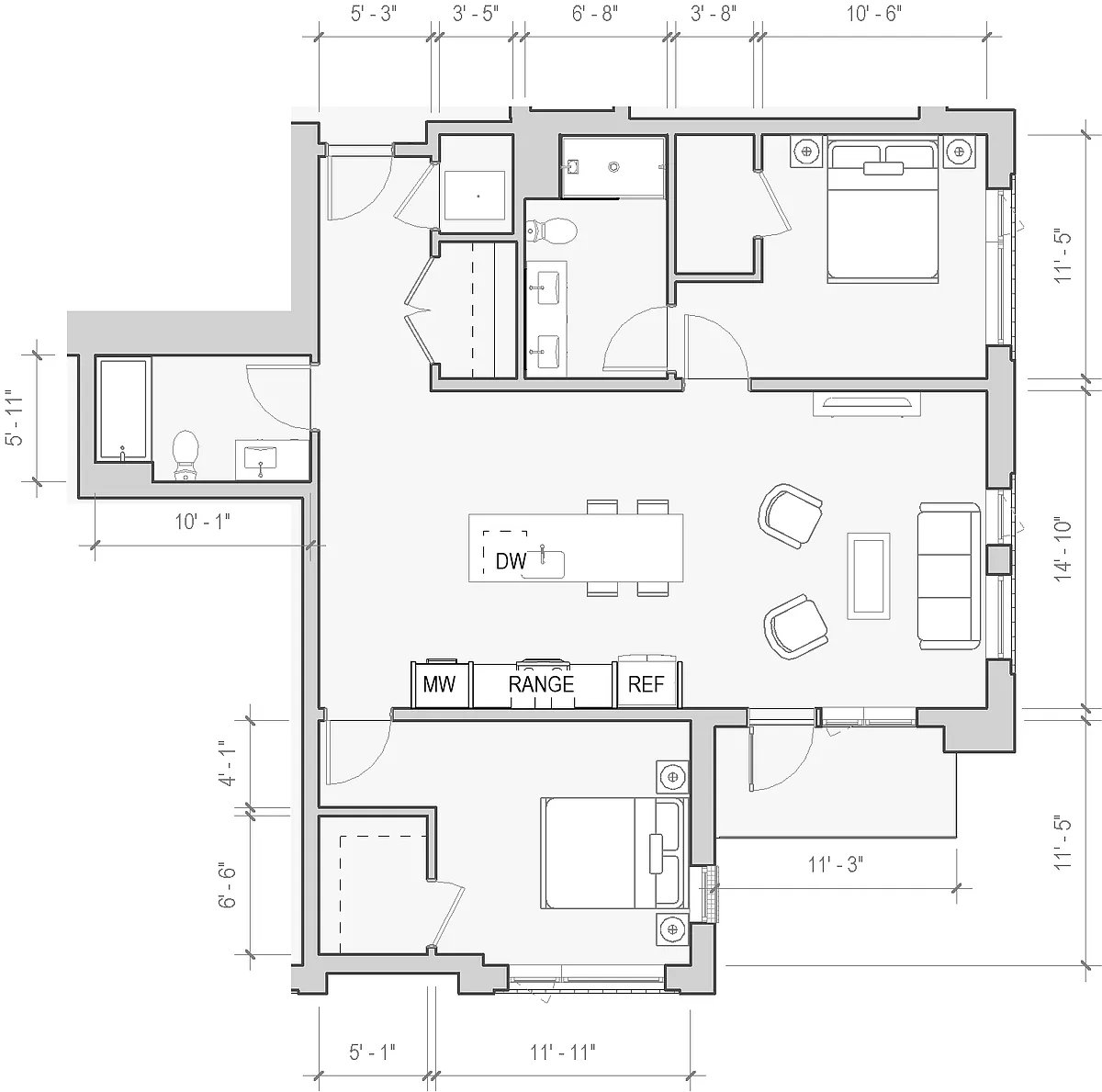 Floor plan Oak