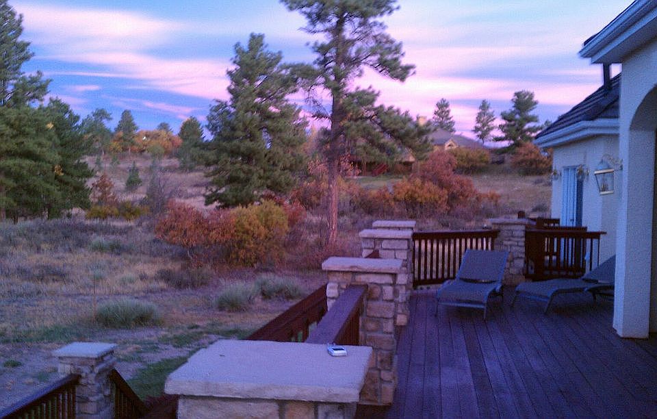 Fall morning on the deck