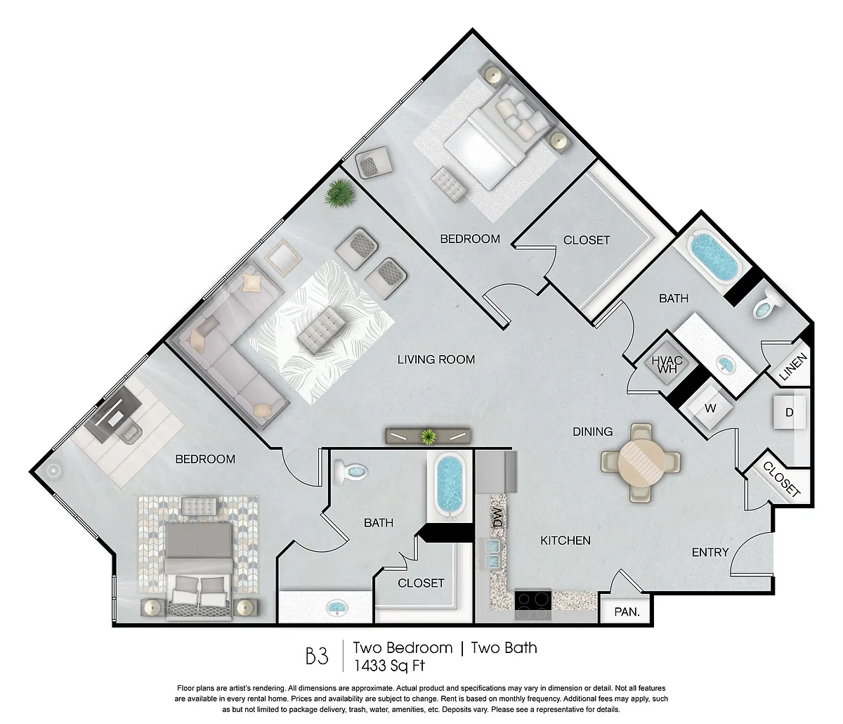 Floor plan B3