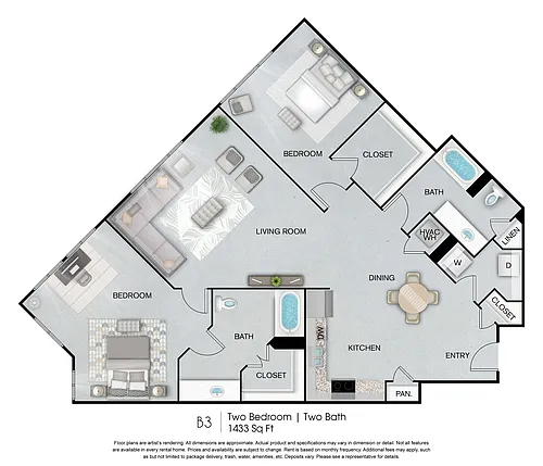 Floor plan B3