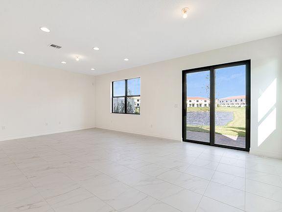 Dining area with slider to patio