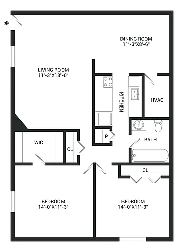 Floor plan Caroline