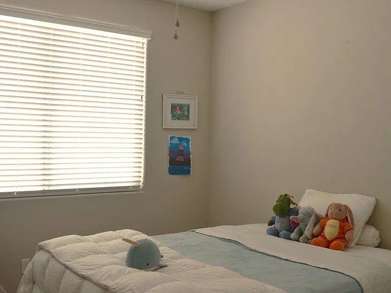 Bedroom 2 located next to bathroom 2.