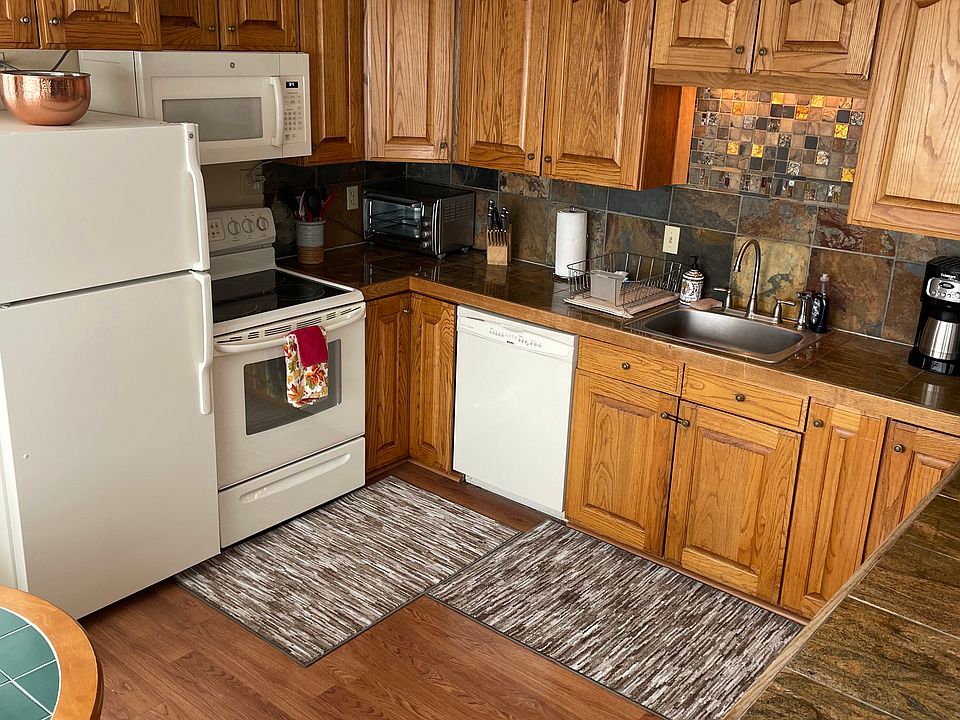 Updated kitchen with every appliance you would need.