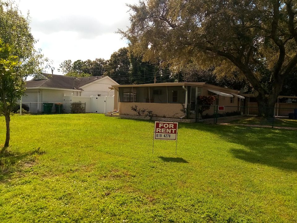 Spacious front and back yards.
