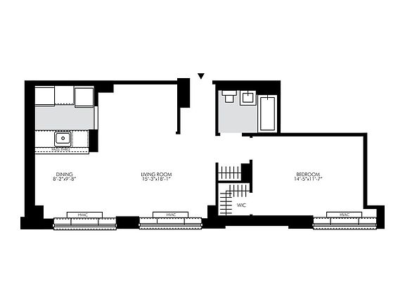 2nd image of 200 W 26th St #1110