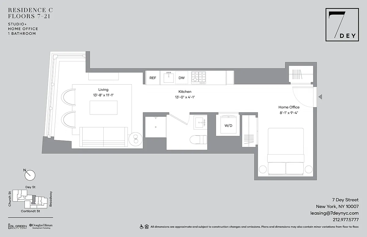Building Photo - 7 Dey St #21C