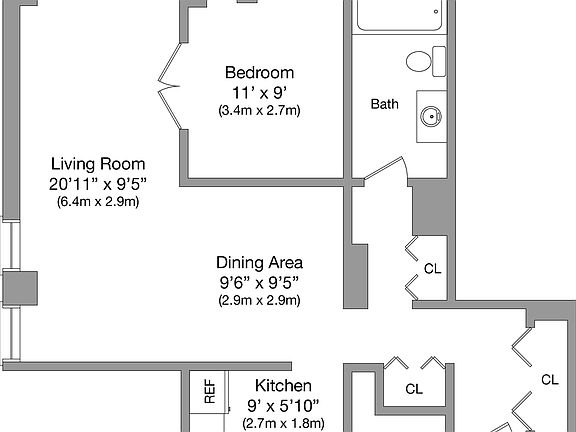 2nd image of 43 W 61st St APT 25Z