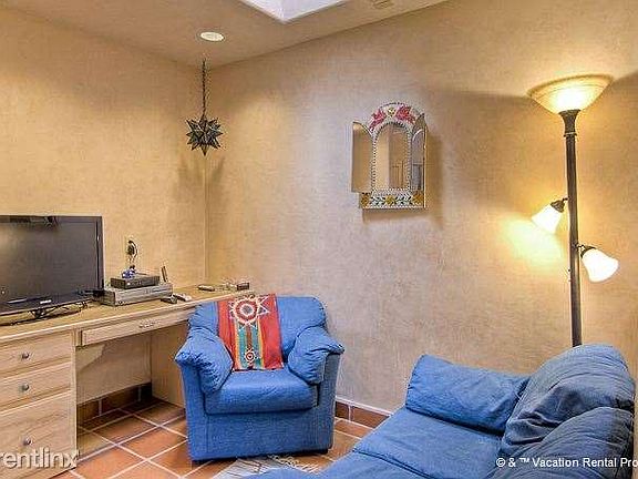 Gather in the lovely living room for movie night!