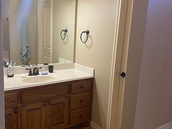 Double vanities in master