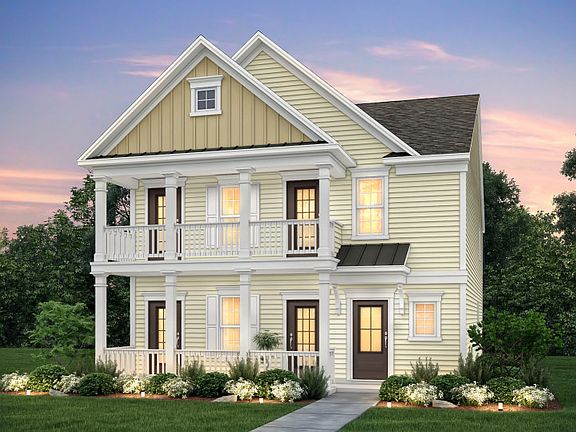 Richardson Exterior 5 features Hardi Board Siding and Double Covered Front Porches