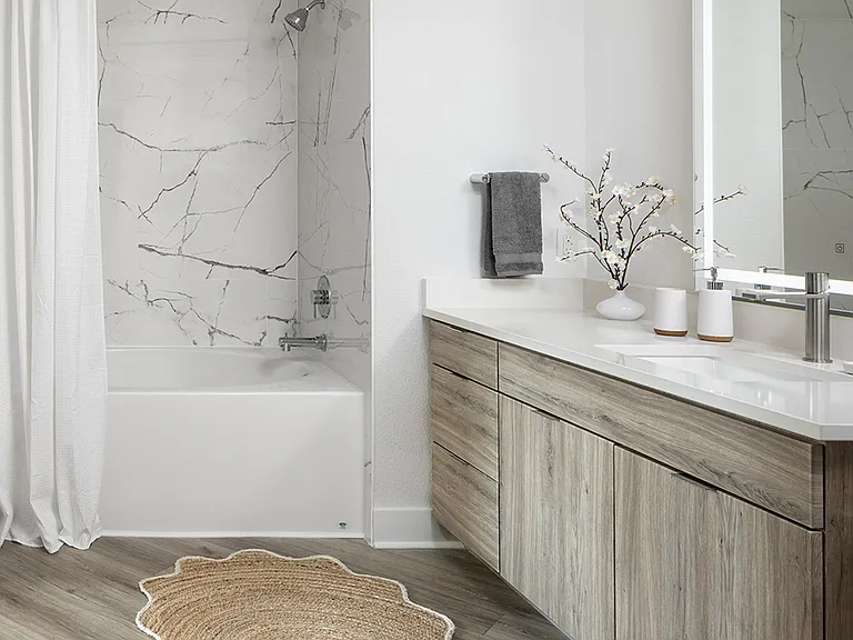 Platinum model bathroom.