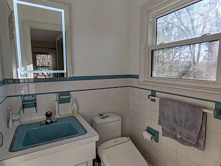 Master bathroom.